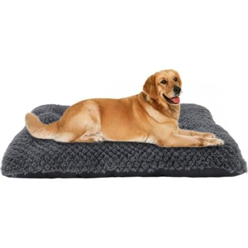 Warm Winter Plush Dog Bed Rectangular Cat Dog Mat Soft Sleeping Dog Bed Pet Mattress Cushion for Small Medium Large Dog Pet Sofa