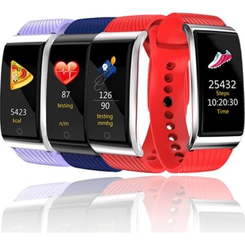 Smart BT4.0 Fitness Wristband F4 Sweatproof Multi Sport Mode Heart Rate Blood Pressure Tracker Pedometer SMS Call Reminder