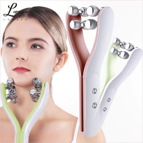 LORAPO Facial Lifting Device V Face Roller Beauty Instrument Double Chin Tightening Wrinkle Faciar Massage Slimming V-Face Care