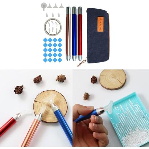 5D Diamond Painting Drill Pens LED Point Tips Diamond Painting Accessories Tools for Nail DIY Arts Crafts Cross Stitch Kits
