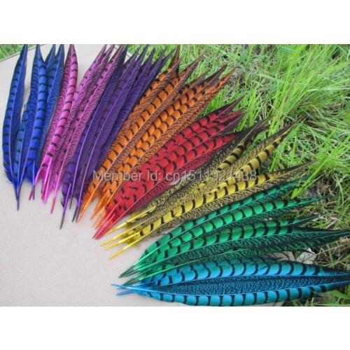 Free shipping wholesale 100pcs high quality natural cover chicken wing 30-35cm/12-14inch Variety of decorative 8 colors diy