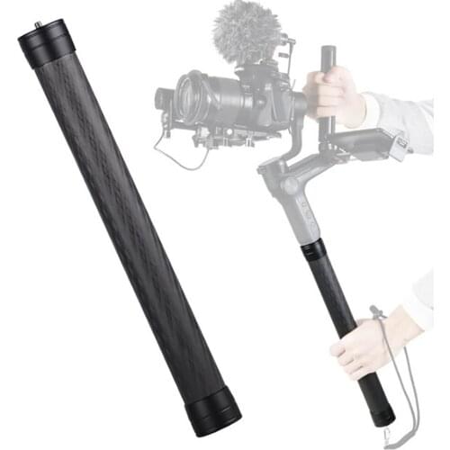 DJI OM 4 Carbon Fiber Extension Extension Monopod Pole Stick Thread Stabilizer Rod Monopod For DJI Ronin S Handheld Gimbal