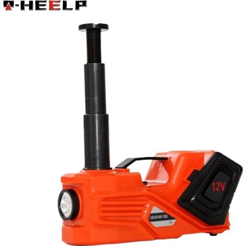 5T 12V Car Electric Hydraulic Digital Jack Lifting SUV Van Garage Emergency Equipment Car Repair Tool New style QZ035