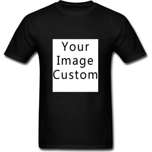 Diy Logo Your Own Design Photo Print Tshirt Company Team Advertising T-shirt 100% Cotton T Shirt Men Customized Text Tops Tees