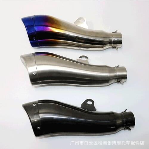 Motorcycle GP HP Exhaust Pipe Muffler For tmax 500 530 z1000 s1000rr s1000xr mt07 gsr 600 gsxr benelli trk 502x tracer 700