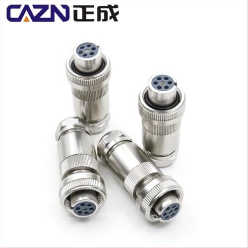 IP67 Proportional Valve Connector 6+PE Plug in Metal Female Cable Connector EN175201 804 R900223890