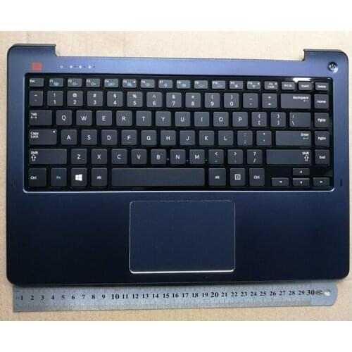 US backlit new laptop keyboard with touchpad palmrest for samsung 540U4E 540U4U 540U4E-K01