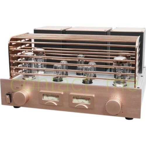 HIFI fever-level high-power tube amplifier, KT88 push-pull amplifier, output power 65W*2, Frequency response 15HZ-35kHz
