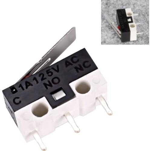 MEGA 20pcs 10pcs 5pcs Micro Limit Switch 1A 125V AC Lever Part MK7 MK8 Limited 3D Printers Parts Mini Micro for Makerbot
