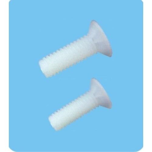 Nylon Screw Model:PF4-12 Tapped:M4 -plastic nylon nuts bolts fasteners crew free shipping