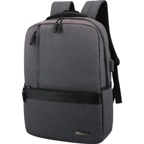 Men USB Charging 15.6 Inch Computer Backpack Waterproof Large Capacity Anti Theft Travel Pack Male School Student Bag Mochila