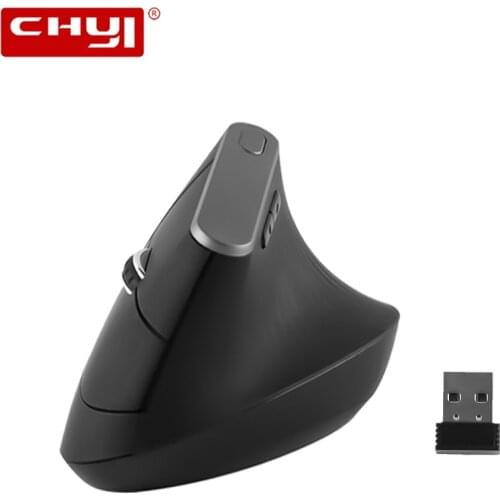 New Vertical Wireless Mouse 2.4G Ergonomic Design Optical Office Mause Wrist Healthy USB PC Game Mice 1600DPI For Laptop Desktop