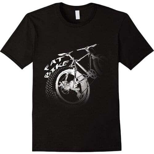 2019 New MenS T Shirt MTB Bike with Fat Tire Moutain Biker T-shirt T Shirt