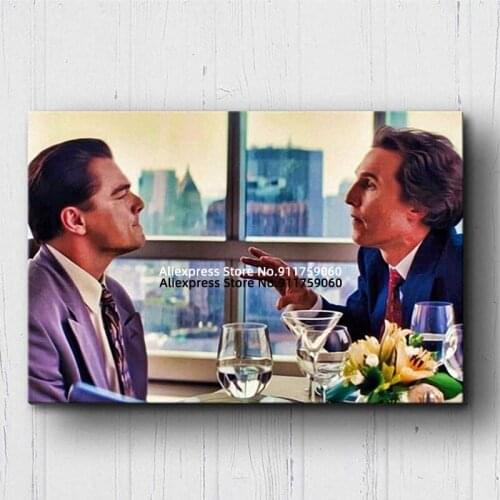 Poster and Prints Wolf of Wall Street Mantra Canvas Painting for Living Room Bedroom Wall Decor Poster Motivation Quotes canvas