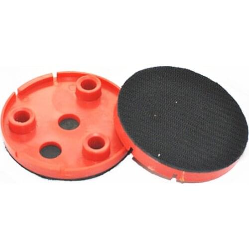 4 Inch 100mm 5.5inch 140mm Plastic Backer Pads Plate Back Holder Adapter For Klindex Floor Grinding Machine Angle Grinder