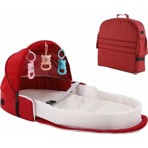 Portable Bed Foldable Baby Bed Travel Sun Protection Breathable Infant Sleeping Basket Infant Kids Toys