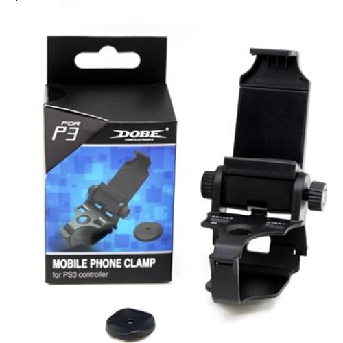 Adjustable Bluetooth Android Cell Phone Clamp Game Clip Mount Holder Stand for Playstation PS3 Controller