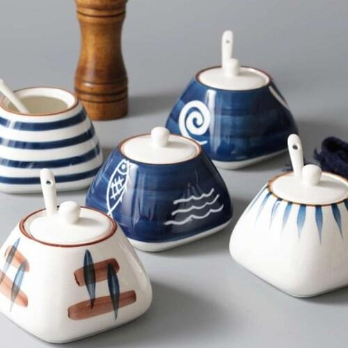 SJZMICAI Sugar Bowls With A Spoon China