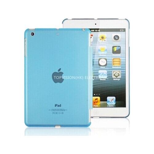 SUREHIN crystal back case for iPad 2017 2018 new 9.7 inch smart cover partner hard transperent protective bottom case