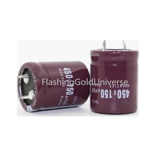 10PCS/LOT 450V 150uF 25*30 DIP Electrolytic capacitors best quality