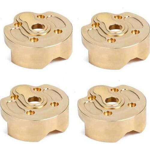 2/4PCS 1/10 Brass Portal Steering Knuckle Cap Housing for 1:10 RC Car Crawler AXAIL SCX10 III AXI03007 & Capra 1.9 UTB AXI03004
