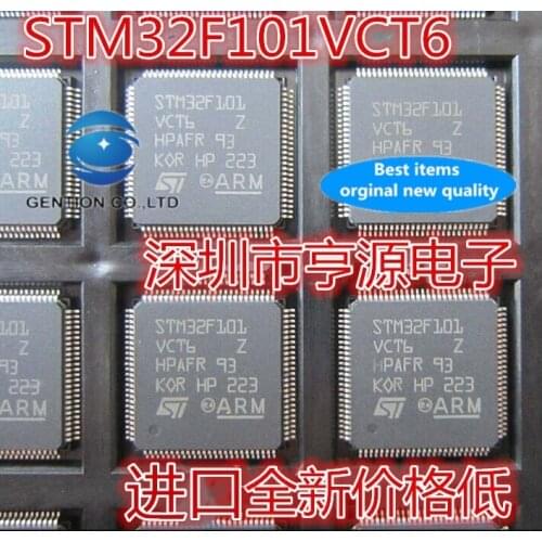 2PCS STM32F101ZCT6 STM32F101VCT6 single-chip 32-bit microcontrollers in stock 100% new and original