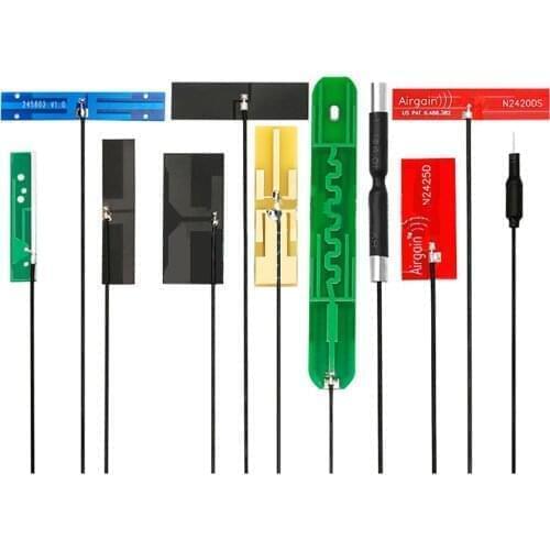 2PCS wifi blutooth PCB aerial 2.4G/5G/5.8G dual band internal FPC soft antenna 3dbi 4dbi NEW