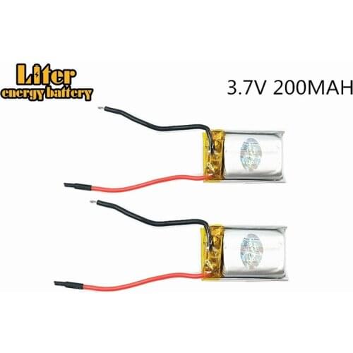 20PCS 3.7V 200mAh 701723 Lipo battery For Syma S107G S109G S111G Remote Control Helicopter MJXRC X900 X901 Toys battery