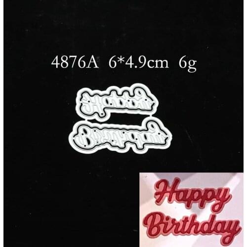 2021 Letter Metal Cutting Dies DIY Scrapbooking Paper Photo Album Crafts Knife Mould Cards Embossing Mold Stencils for Decor