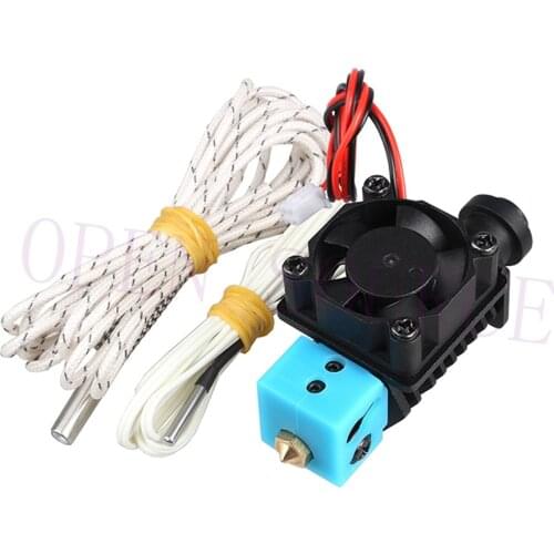 3D Printer Accessories Improved Hexagon 0.4mm/1.75mm Hot End Kit with 12 24V heater 1M HT-NTC100K Thermister