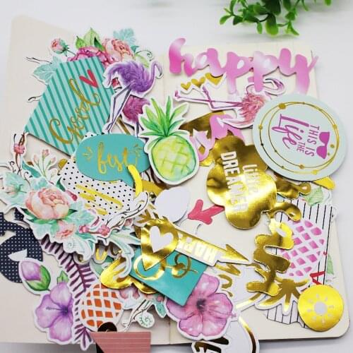 49pcs Shine&Dream Adhesive Paper Stickers For DIY Scrapbooking Decorative label/Hand Account/Holiday Present Adhesive Gift Tags