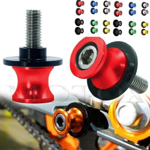 6Color For kawasaki Z900 Z 900 Z650 Z 650 2017 2018 2019 2020 8MM Motorcycle accessories CNC Swingarm Spools slider stand screws