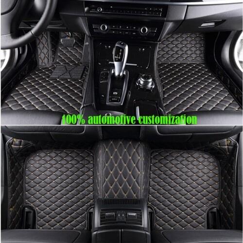 Custom made Car floor mats for Volkswagen vw passat b5 6 vw polo sedan golf tiguan jetta touran touareg floor mats for cars