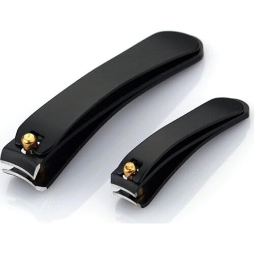 Black Stainless Steel Nail Clipper Nail Cutting Machine Professional Nail Trimmer High Quality Nail Clipper Nail Tool