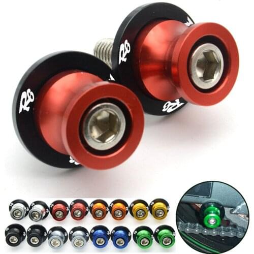 For M6 Motorcycle accessories Swingarm Spools slider stand screws for yamaha YZF R6 1999 2000 2001 2002 2003 2004 2005 2007 -201