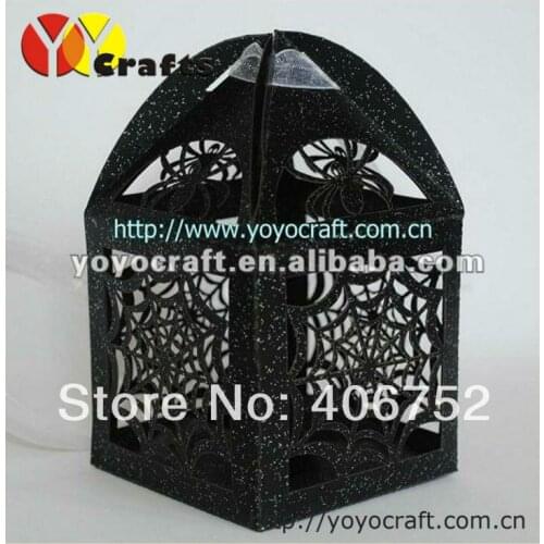 Hot sale new design customized event & party supplies paper laser cut elegant small wedding candy box