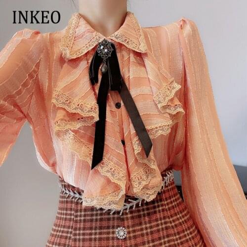 Розовые блузки Inkeo China At AliExpress