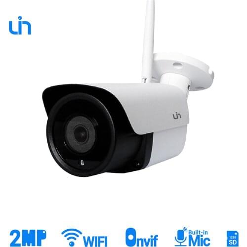 UIN 3MP IP WiFi Infrared Security Camera Indoor / Outdoor Two-way Audio Microphone Speaker Onvif IR 20m IP66 Wireless Camera