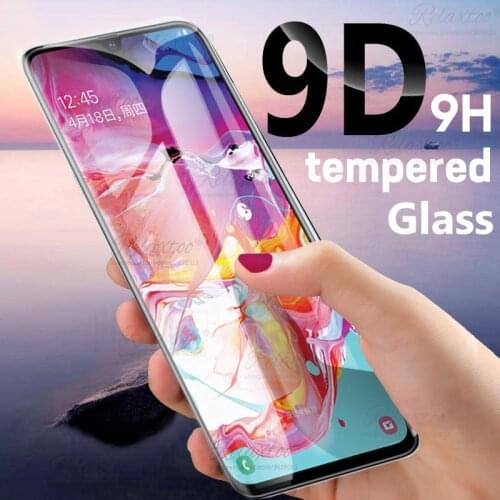 9D Curved Full Glue Tempered Glass For Samsung Galaxy A70 A 70 screen protector on For Galaxy a70 a705f protective film glas 9h