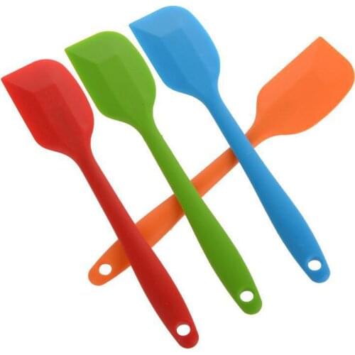 Kitchen Silicone Cream Butter Cake Spatula Mixing Batter Scraper Brush Butter Mixer Cake Brushes Baking Tool Kitchenware