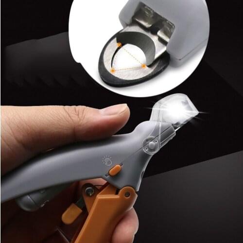 Dog Nail Clippers Pet Nail Grinder Cat Nail Trimmer Led Light 5X Magnifier Cat Dog Grooming Tool Pet Nail Claw