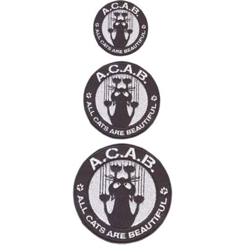 CCartoon cat patch decorative Decal affixed cloth denim pants repair subsidies patches scrapbooking applique OUTLET STORE Suitab