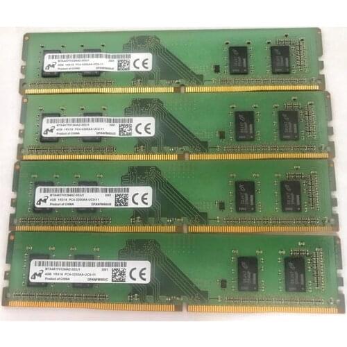 Micron RAMS DDR4 Memoria 4gb 3200mhz destop memory 4GB 1Rx16 PC4-3200AA-UC0-11 computer ram ddr4 3200 4gb rams