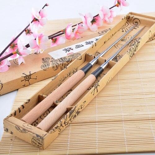 Stainless steel chopsticks Japanese style sushi chopsticks salmon sashimi fish hotel high-grade alloy tool tableware