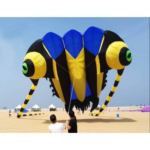 Trilobite beach soft cometas chinas cerf volant single line kites flying vlieger large inflatable kites ripstop nylon aquiloni