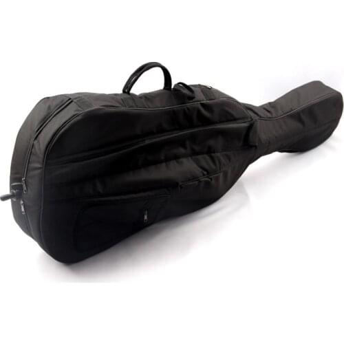 Professional Cello Bag Portable Thicken Waterproof Durable Cello Soft Cover Case Full Size 1/8 1/4 2/4 3/4 4/4 Black Color