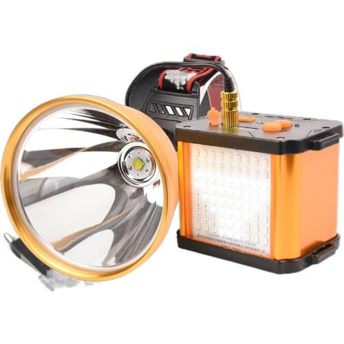 P90 bright LED headlamp glare charging fishing light split wearing night fishing flashlight lamp hernia searchlight