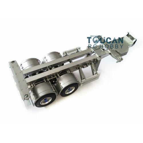 1/14 Hercules Model Car 2Axle 20ft Chassis Trailer for DIY Tamiya Tractor Truck TH01048-SMT4