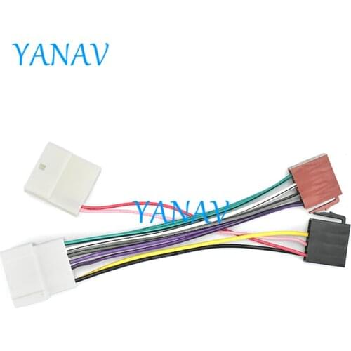 12-043 ISO RADIO ADAPTER CABLE FOR-RENAULT Logan,Sandero,Duster 2012+ Car Stereo Radio ISO Wire Cable ISO Wiring Connector Adapt