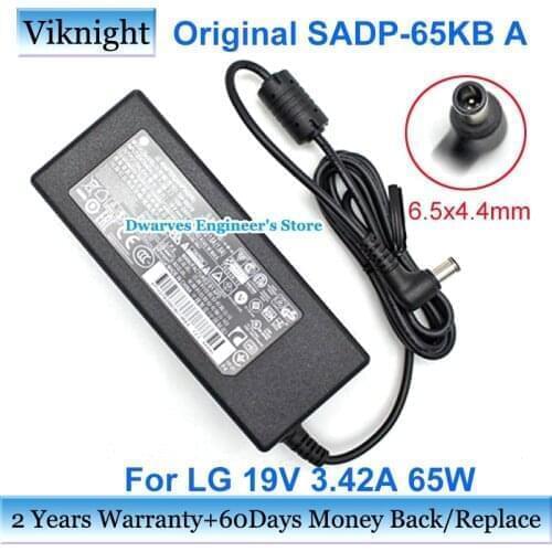 19V 3.42A PA-1650-68 PSAB-L206A PA-1650-43 For LG LCD MONITOR M2780D-PU 22CV241-B 29LN467U 29EA73 29EA73-P 29EB73 E2742V E2750VR